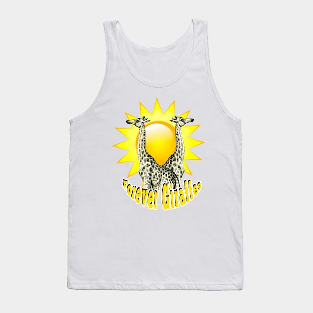 Forever Giraffes Tank Top by Marccelus